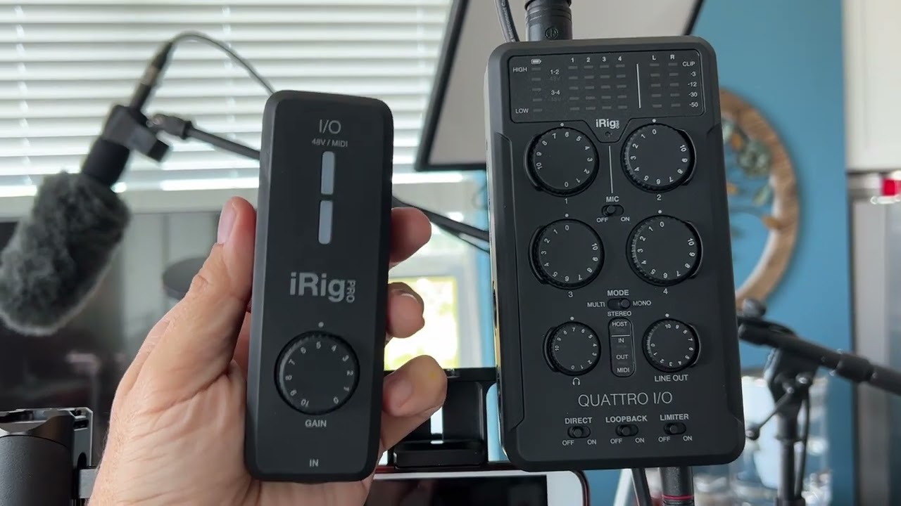 iRig Pro Quattro I/O: Review and Test Recording - YouTube