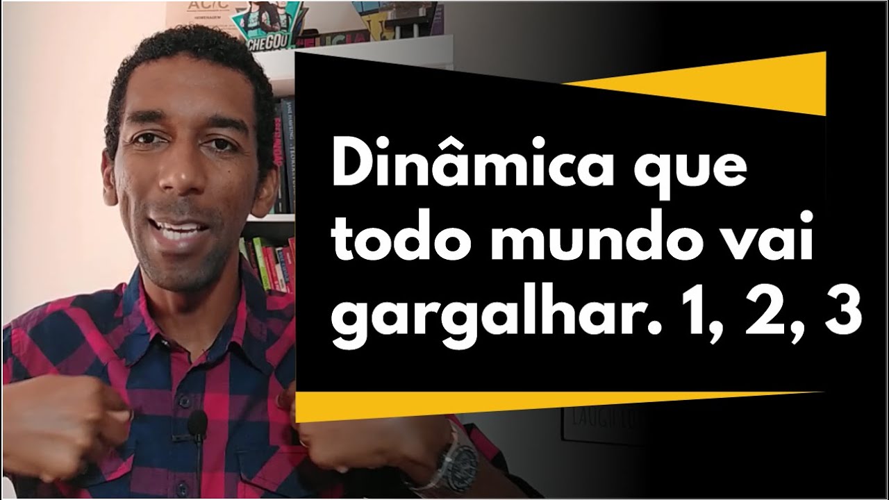 Dinâmica 1, 2, 3 para quebrar o gelo e gerar muita risada