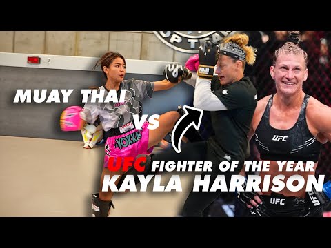 Muay Thai Meets MMA: Engaging Sparring Session with UFC's Kayla Harrison!