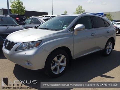 Lexus Certified Pre Owned Silver Tungsten Pearl 2010 RX 350 AWD - Leduc, Nisku, Edmonton