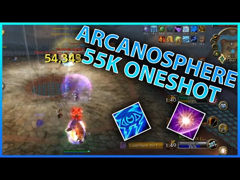 ARCANE MAGE 55K ARCANOSPHERE ONESHOT!| Daily WoW Highlights #166 |