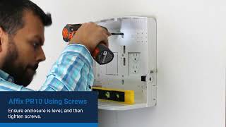 Primex SOHO Pro 10 in Retrofit Media Panels (PR10) Installation Video - Wall Mount Installation