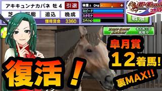 【競馬ゲーム】皐月賞12着大敗！！不死身なのかどうなのか気になる！！やっぱり競馬ゲームは楽しいよ！？【G1クラシック／コナステ】