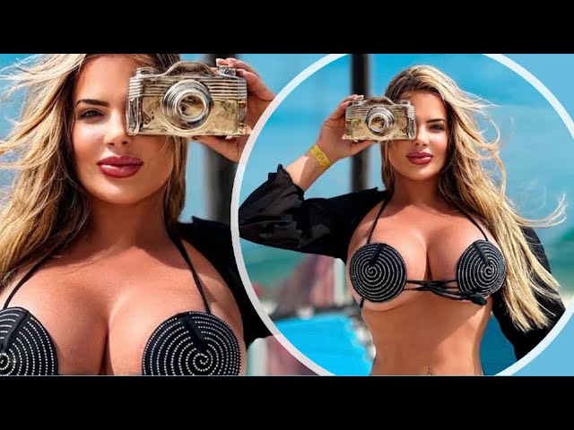 Denise Rocha bikini Denise Rocha sensual look Stylish bikini trends 2025 Sexy bikini photoshoot Bikini fashion inspiration Summer bikini styles