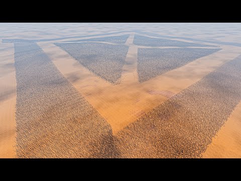 500.000 ARCHERS SURROUNDED BY 500.000 ROMAN ARCHERS - Ultimate Epic Battle Simulator 2 UEBS 2