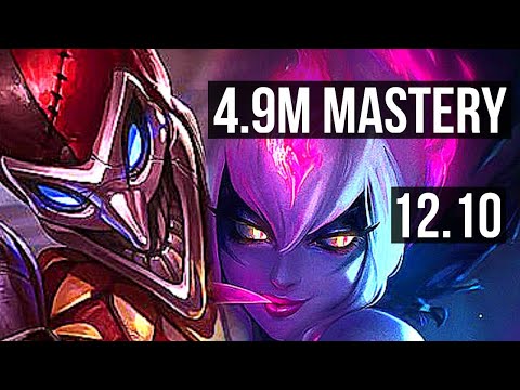 SHACO vs EVELYNN (JNG) | 4.9M mastery, 18/2/5, Legendary, 300+ games | KR Diamond | 12.10