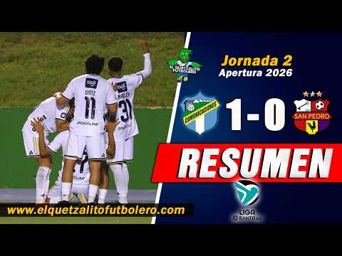 VICTORIA CREMA CON 9 JUGADORES/ Comunicaciones 1 vs San Pedro 0 - Jornada 2 - Apertura 2026