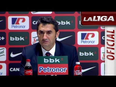 Rueda de Prensa de Valverde tras el Athletic Club (1-1) Valencia CF - HD
