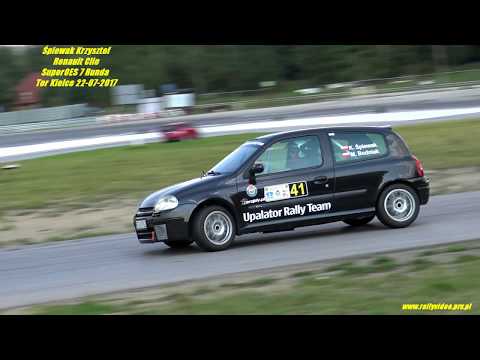 Krzysztof Śpiewak - VII Runda SuperOes 2017 - Tor Kielce - Renault Clio 2.0 16v