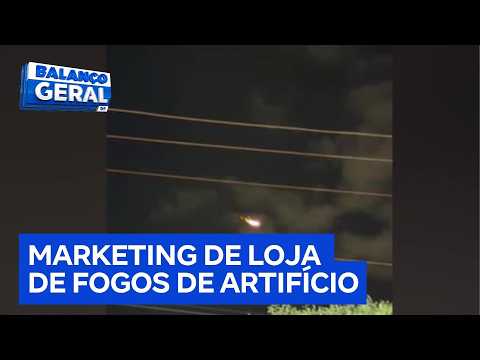 Suposto OVNI visto em Goiás era ação de marketing com drone e fogos de artifício | Balanço Geral DF