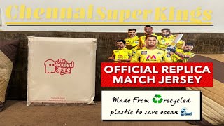 CSK 2021- Official replica match jersey ( Dhoni 7 )| 👻 The souled store | unboxing
