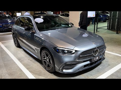 New MERCEDES C-CLASS Estate 2022 - FULL REVIEW (exterior, interior, MBUX & PRICE) AMG Line