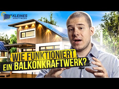 Wie funktioniert ein Balkonkraftwerk? Tobias erklärt es euch!