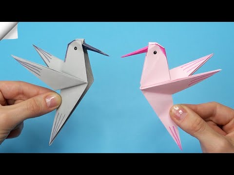 DIY paper toys Easy paper birds