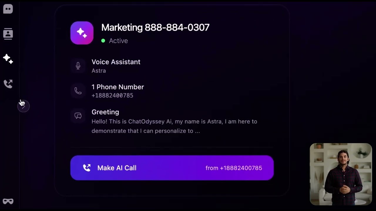 Making an Outbound Phone Call with AI Assistants