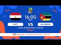 Egypt VS Mozambique - TotalEnergies AFCONU20 2023 - Group Stage