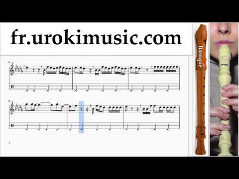 Comment Jouer de la Flute à bec (B.) Ozuna - Dile Que Tu Me Quieres Tab Tablature Partie#2 um-i829