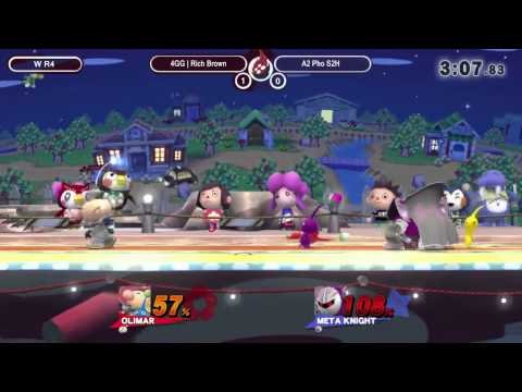 SoS12 - 4GG Rich Brown (Olimar) vs A2 Pho S2H (Metaknight) - Smash Wii U