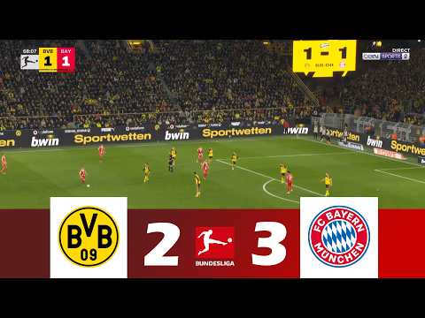 Borussia Dortmund gegen FC Bayern München [2-3] | Bundesliga 2025/26 | Spielen Höhepunkte!