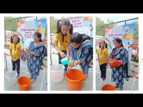 विद्यालय में प्राइमरी स्तर के लिए हाथ धोने की गतिविधि