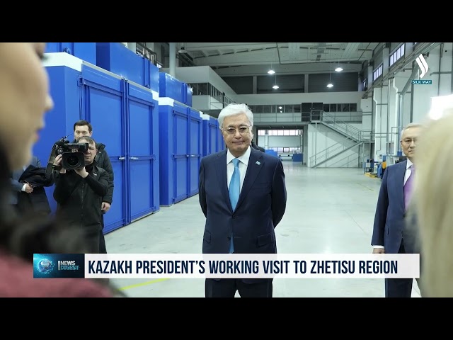 Kazakistan Cumhurbaşkanı'nın Zhetysu bölgesine çalışma gezisi