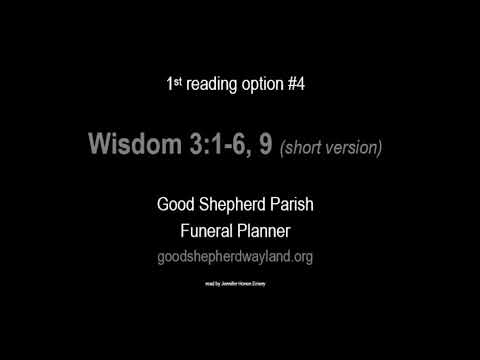 Wisdom 3:1-6, 9 (short version)