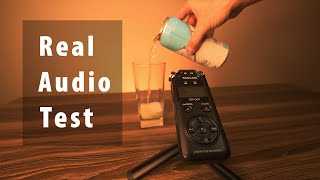Video thumbnail for Tascam DR-05X Real Audio Test by Slava Visuals