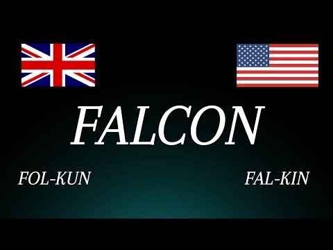 Learn How to Pronounce 'Falcon' Perfectly: UK vs USA (Bird Pronunciation)