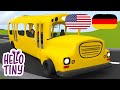 Wheels On The Bus Auf Deutsch And In English Hello Tiny Bilingual Songs For Kids