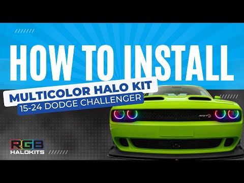 How to Install Multicolor Halo Kit for 15-24 Dodge Challenger
