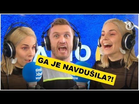 Avdić izzval Leo Sirk, da ga poskuša oponašati in presenetila: Ji je šlo slabo ali dobro?!