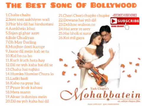 Lagu Lagu India Paling Populer Sepanjang Masa,The Best Of Song Bollywood