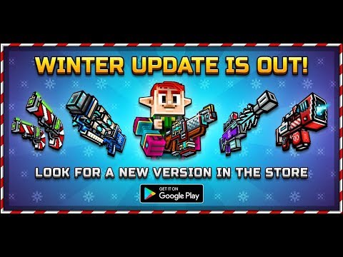 Pixel Gun 3D - New Christmas Update 15.6.0 (45 level / new weapons / old maps)