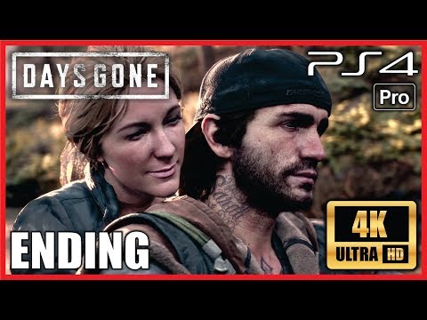 DAYS GONE ENDING PS4 PRO 100% Walkthrough Part 53 Ultra HD 4K Gameplay "FOR AN OUTLAW BIKER"