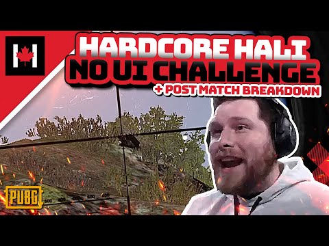 Halifax DOMINATES with NO UI CHALLENGE  - PUBG Solo Gameplay