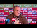 Feyenoord-trainer Dick Advocaat: 'Een derby blijft bijzonder, al mis je wel de echte sfeer'