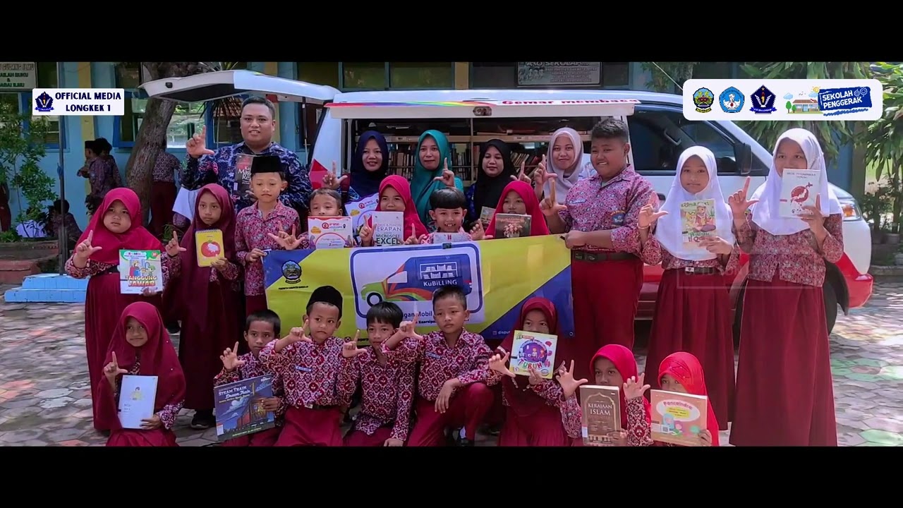 HARI PENDIDIKAN NASIONAL 2 MEI 2024 || PERPUSTAKAAN KELILING KAB. BANGKALAN || UPTD SDN LONGKEK 1