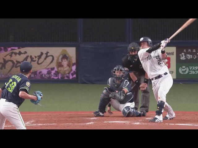 【4回裏】攻守で大活躍!! バファローズ・伏見寅威のタイムリーで1点差に迫る!! 2022年6月9日 オリックス・バファローズ 対 東京ヤクルトスワローズ