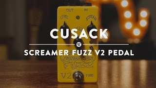 Video thumbnail for Cusack Screamer Fuzz V2 Pedal | Reverb Demo Video by Reverb
