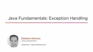Download the video "Course Preview: Java Fundamentals: Exception Handling"
