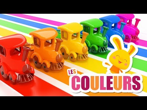 Apprendre les couleurs avec les trains - Chansons et comptines Titounis