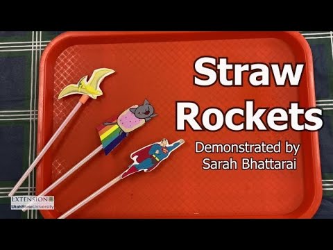 Straw Rockets: Easy Engineering Activity