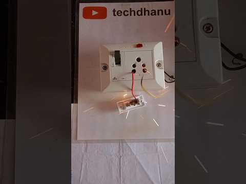 three face button connected with ac current 240 volt #shorts #ytshorts #experiment #science