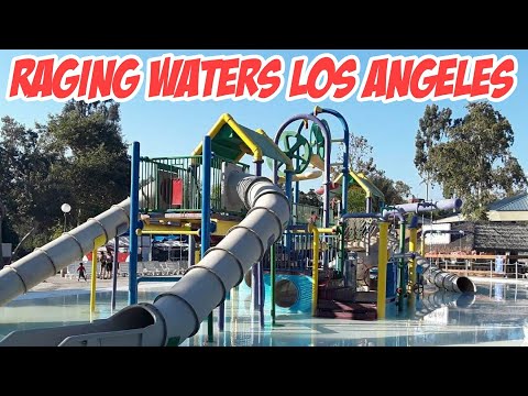 Raging Waters Los Angeles || Water Park || Raging Waters