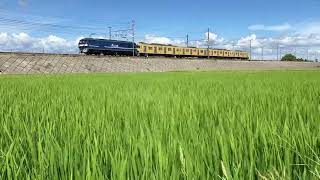 西武旧2000系甲種(譲渡)輸送　9863レ　西武2000系2417+2419F 岡崎〜西岡崎