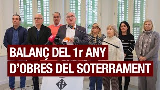 Balanç del primer any d'obres del soterrament a Montcada i Reixac
