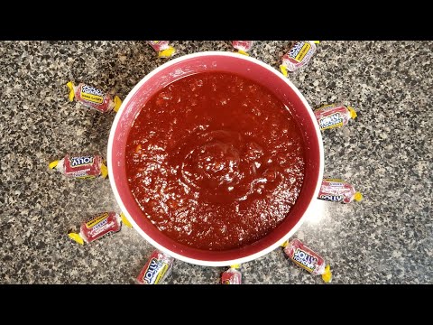 Cherry Jolly Rancher Candy Habanero BBQ Sauce - Rib Candy Sauce