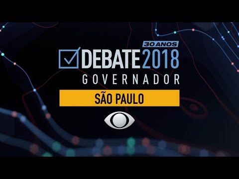 O primeiro debate entre os candidatos a governador do Estado de São Paulo