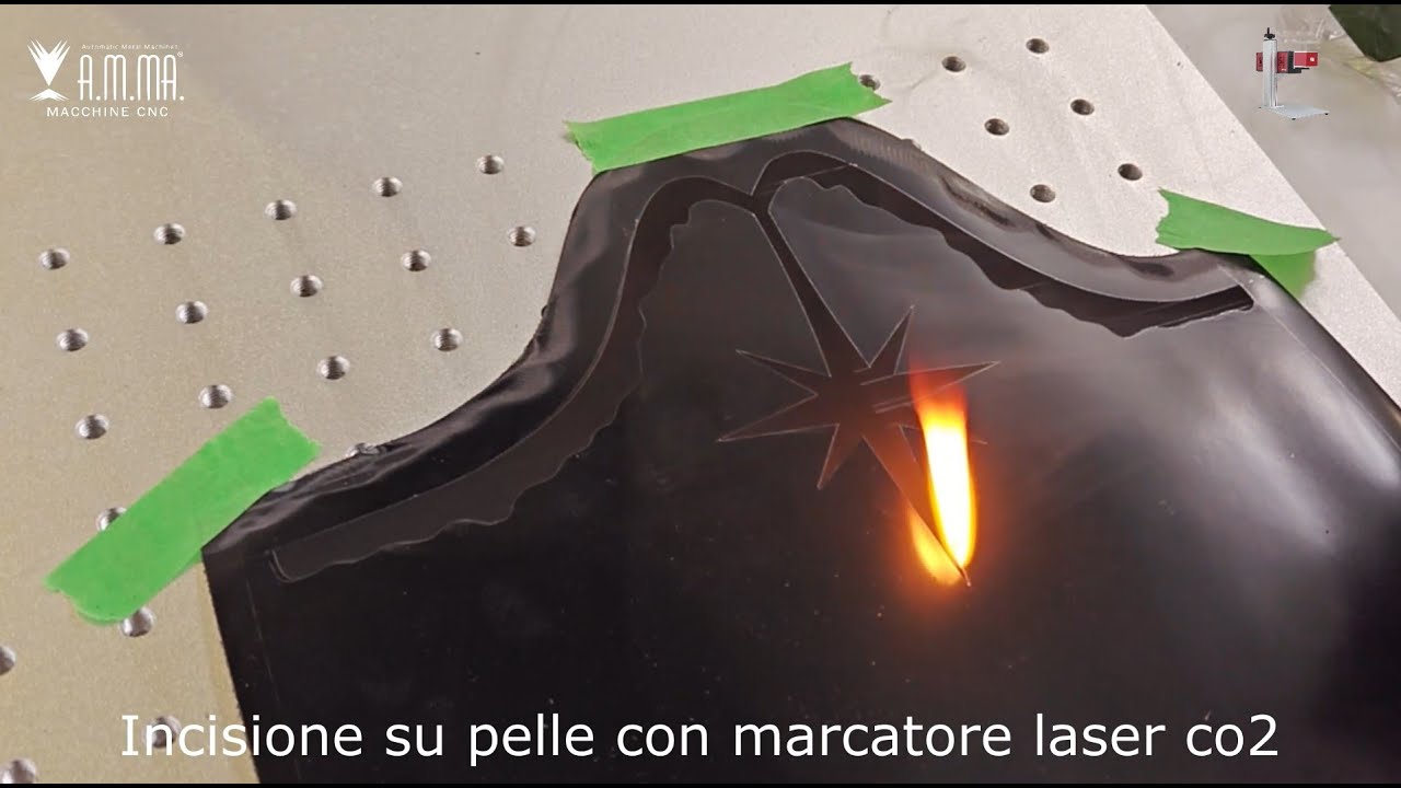 Marcatura laser su pelle animale - Pantografi amma