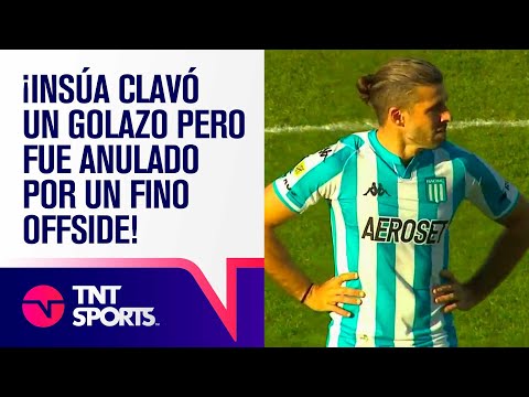 ¡INSÚA clavó un GOLAZO pero fue ANULADO por un fino OFFSIDE! ❌⚽